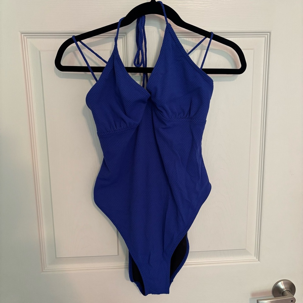 Long Tall Sally Women’s Blue One Piece Swimsuit